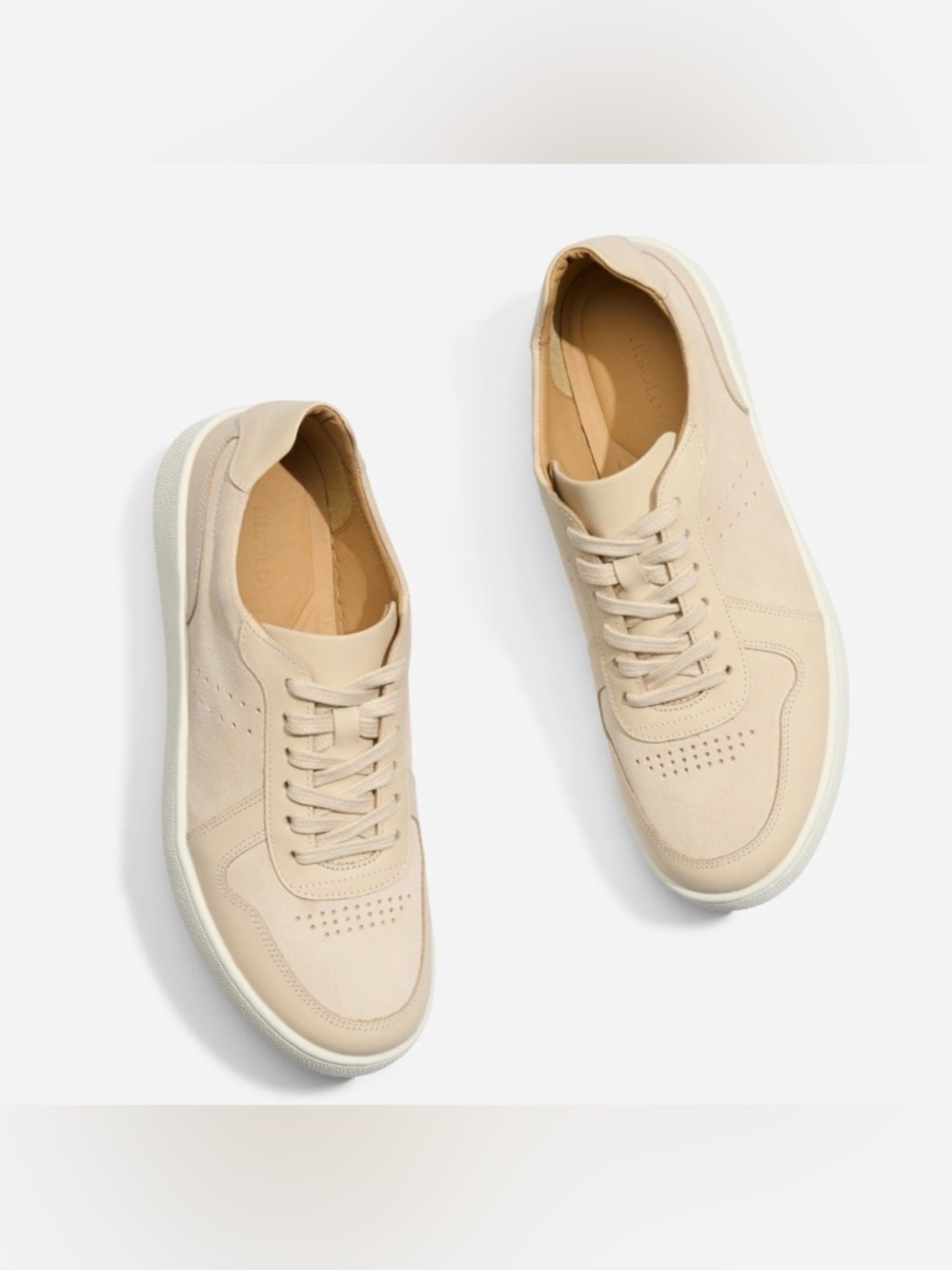 NWT Nisolo Bria Go-To Court Sneaker Bone Various sizes - Picture 4 of 6